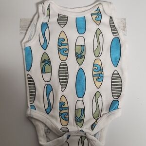 Surfboard Print Kids One Piece
